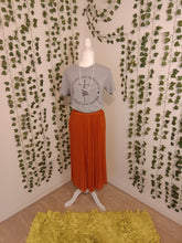 Load image into Gallery viewer, Tangerine Pleated Skirt
