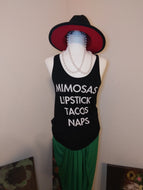 Tacos Mimosa and Naps Tank Top