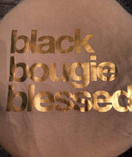 Load image into Gallery viewer, Black Bougie Blessed T shirt
